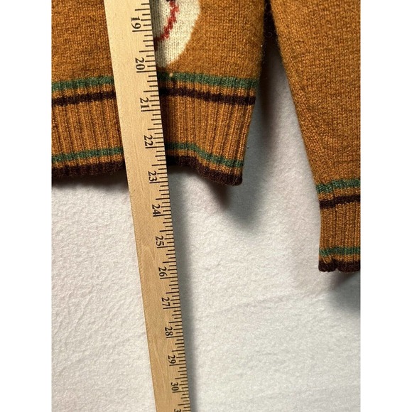 TUCKER KNITS Sweater Basketball print Mock Neck - Picture 6 of 11